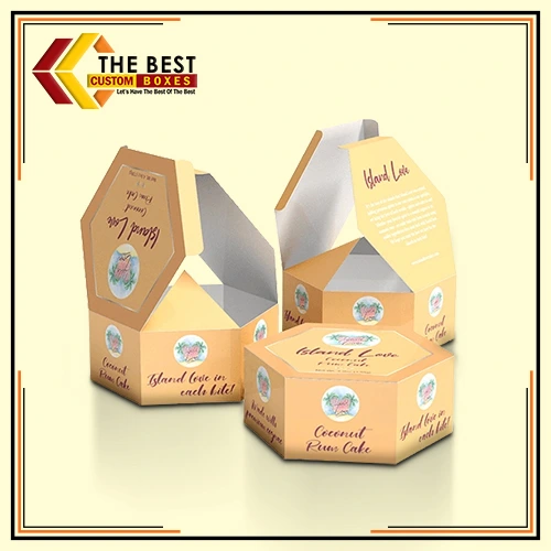 Custom Hexagon Boxes Wholesale